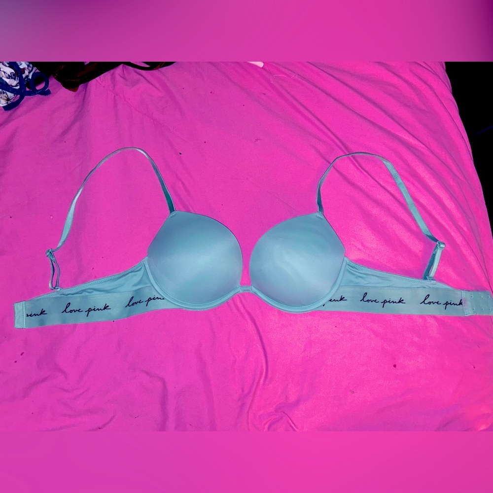PINK Victoria’s Secret Wear Everywhere Double Push Up Bra in Mint Green SIZE 34B